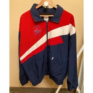 Vintage MEE Sports 1999 Worlds Canada Logo Windbreaker Jacket - Mens Size XL
